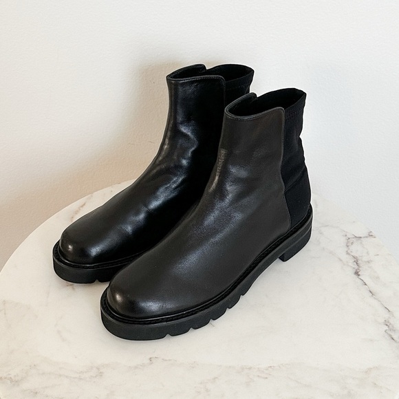 NEW Stuart Weitzman 5050 Lift Bootie in Black Size 7 - Picture 6 of 11